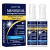 5% Minoxidil for Men and Women Hair Growth: Minoxidil Spray Hair Regrowth Treatment Serum with Biotin & Rosemary -Stop Hair Thinning and Hair Loss For Stronger Thicker Longer Hair 2 Pack