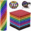 5MM 216PCS！Upgraded Magnetic Balls Building Desk for Stress Relief,Fidget Toys Stress Reliever Office Putty Toys Slime for 16+