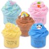 5 Pack Butter Slime Kit, Stress Relief Toy for Kids, Soft and Non-Sticky, for Girls & Boys Classroom Reward, Party Favor and Birthday Gifts