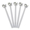 5 Pack Gel Pen, Cat Silicone Gel Pens 0.5 mm Black Ink, Cute Swinging Kitty Figure Pens with Caps, 8.7 in, 5 Pack