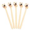 5 Pack Gel Pen Set, Dog Silicone Gel Pens 0.5 mm Black Ink, Cute Swinging Puppy Figure Pens with Caps, 8.7 in, 5 Pack