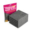 5 Pack Microfiber Cleaning Cloths, Lint Free Reusable Cleaning Towels, Absorbent Dish Rags for Kitchen Bathroom Car Household Surface Cleaning (Grey#5Pcs)