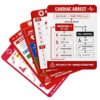 5 Pack PALS Quick Reference Pocket Cards, Double-Sided Waterproof Coated Pediatric Advanced Life Support Flash Cards for Nurses, EMTs & Medical Students