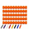 5 Pack Silicone Marker Cap Holder,Broad Tip Colored Marker Organizer，A