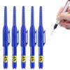 5PCS Long Head Deep Hole Markers, 45MM Long Nib Oil Ink Carpenter Pen