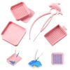 5pcs Pink Fused Bead Picking Set,Efficient Sorting Tools