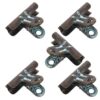 5pcs Retro Iron Binder Paper Clips 48mm Photo Clip Holder