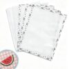 5PCS Thick Texture Ironing Paper Set for Fuse Beads - 4styles (Plush,Frosted,Grid,Textured) Reusable Protective Ironing Pressing Cloth Fuse Bead Accessories Tool for Beads Craft
