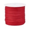 5 Rolls 0.8mm Nylon Thread, Red Bracelet String for Knotting Beading