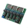 6-Digit Electronic Clock DIY Kit, Digital Circuit Soldering Practice Board with Alarm Function and Precise Time Display for Students, Classroom and DIY Hobbyists