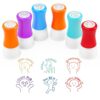 6-Pack of Cute Action Teacher Rating Encouragement Self-Ink Rubber Stamps - Assorted Designs for Behavior Review and Educational Enhancement, for Classroom Stamps, for Classroom Teacher. (6color)