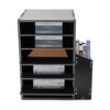 6-Tier Adjustable Countertop Mail Sorter Office Desk File Organizer