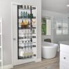 6-Tier Over the Door Organizer Rack, Carbon Steel, 127.5cm