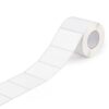 600Pcs Name Tag Stickers, 3" x 2" Self-Adhesive Blank Labels Stickers Name Tags with Perforated Line for Events, Office, School, Warehouse, Home, Parties (White)
