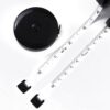 60 Inch Black Retractable Double Sided Soft Ruler for Body Measurement