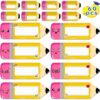 60PCS Magnetic Name Tags for Classroom: Dry Erase Labels Plates for Lockers, Pencil Style Name Tag Magnets, Back to School Decorations Supplies