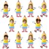 60Pcs Pencil Photo Cutouts Ornament Pencils Bulletin Board Decoration Set Pencil DIY Photo Crafts Pencils Paper Cutout Colorful Name Tags for Back to School Wall Door Preschool Party Favor Supply