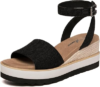 ATHLEFIT Womens Platform Sandals