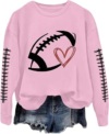 TOUMOV Women Football Sweatshirt