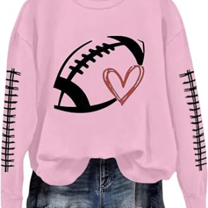 TOUMOV Women Football Sweatshirt