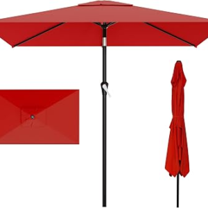 ARESHARK Rectangle Patio Umbrellas