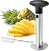 Pineapple Corer and Slicer Tool, Stainless Steel Pineapple Core Remover Tool,Stainless Steel Pineapple Cutter for Home Kitchen with Sharp Blade for Diced Fruit Rings