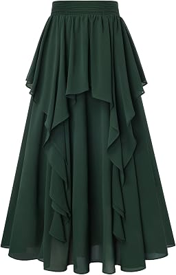 SCARLET DARKNESS Maxi Skirts
