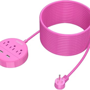 NTONPOWER 25ft Flat Plug Power Strip