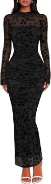 Lazysmile Long Sleeve Maxi Dress