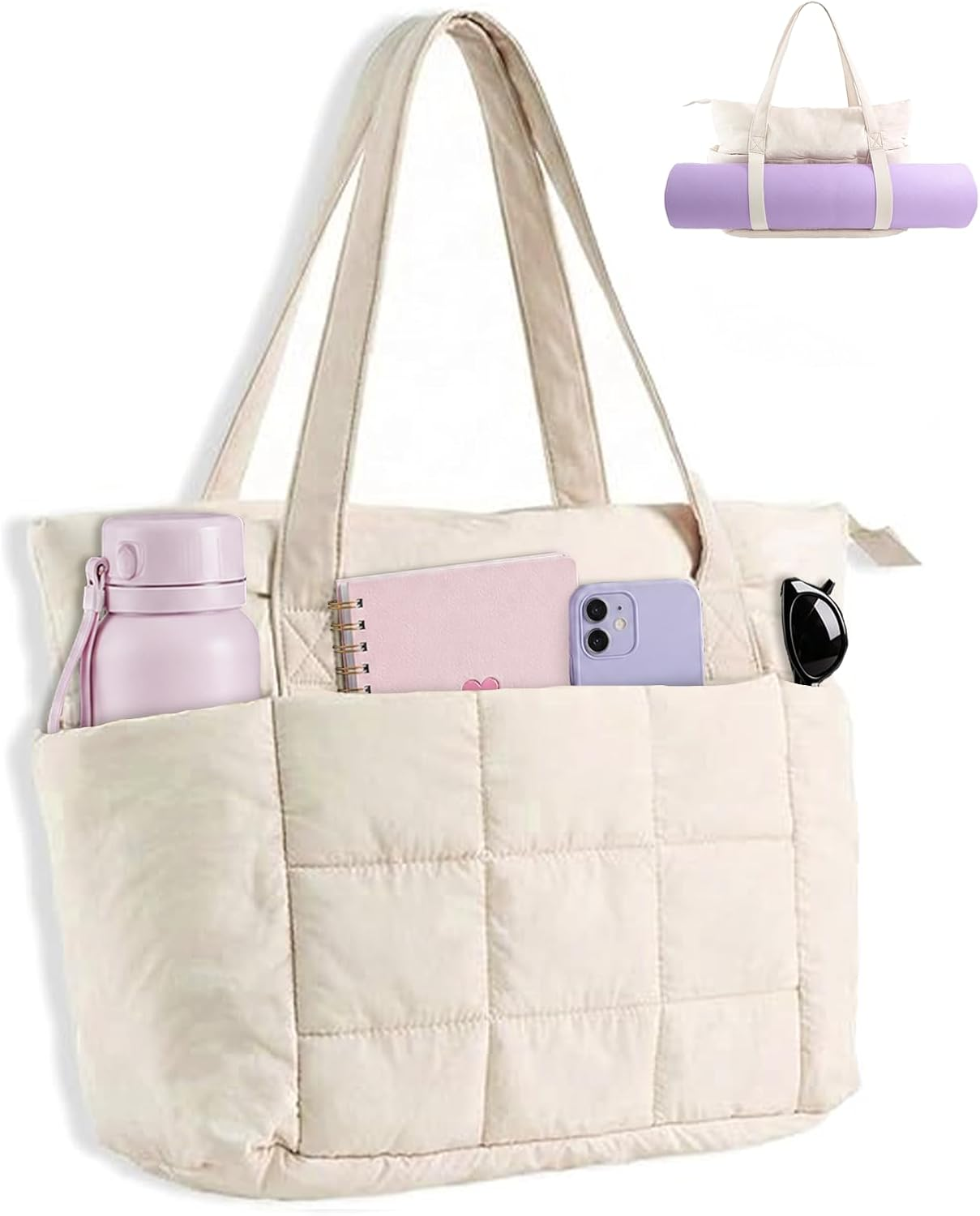 U+U Puffer Tote Bag
