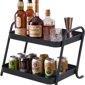 NobleForm 2-Tier Desk Organizer Multifunctional Storage Shelves for Office, Dresser, Kitchen, Stylish Organizer for Cosmetics, Office Supplies, Food, Compact, Durable, Space-Saving Design for Women