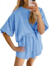 FISOEW Womens Summer Lounge Shorts Sets