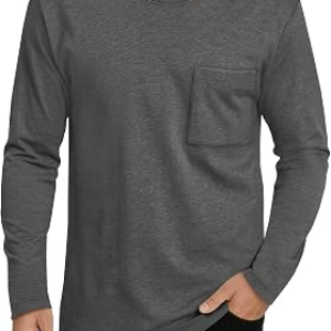 UNCLECAT Mens Long Sleeve Shirts
