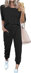 PRETTYGARDEN Womens 2 Piece Lounge Sets