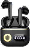 CoolJumper Wireless Bluetooth 6.1 Earbuds with Real-Time AI Assisted Translation, Digital LED Charging Case Waterproof Sport in Ear Headphones for Tra