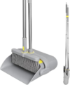 VACFAM Broom and Dustpan Set