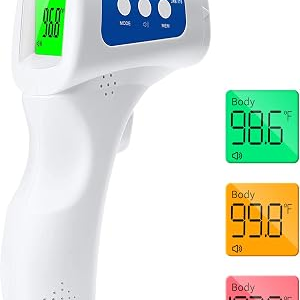 Berrcom Digital Non Contact Infrared Forehead Thermometer Contactless Thermometer 3 in 1 for Kids Infant Adult Fever Check Thermometer Temperature Gun for Baby
