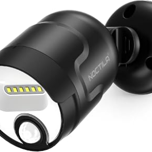 Noctila Rechargeable Battery Operated Motion Sensor Light, 4000mAh Battery Powered Spotlight 600 Lumen Outdoor IP65 Waterproof for Porch, Yard, Wall, Garden