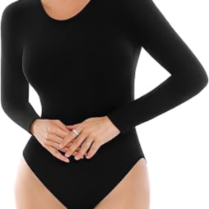 SINOPHANT Women Long Sleeve Bodysuits