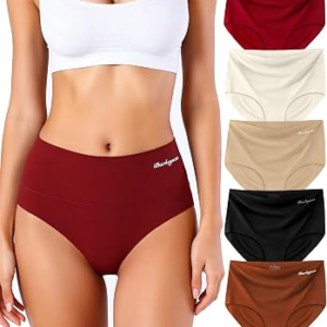 BARLEYUSA Womens Seamless Underwear 5 Pack
