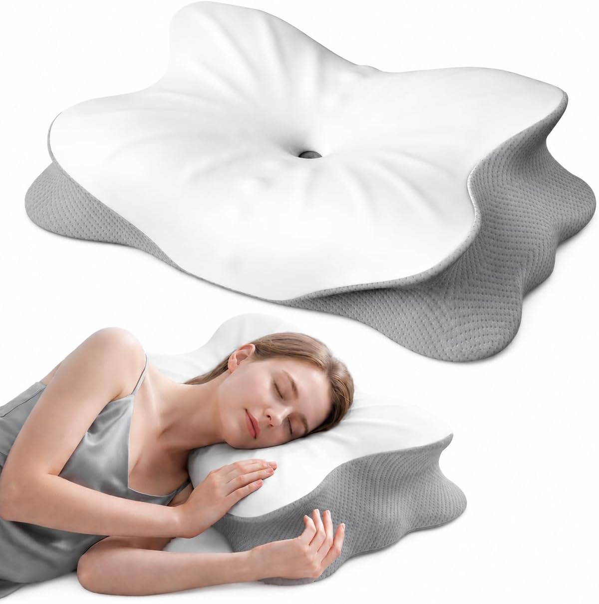 BASECE Cooling Cervical Neck Pillow