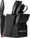 HENKELIVING 14-Piece Kitchen Knife Block Set