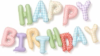 LANGASQUE Happy Birthday Balloon Banner
