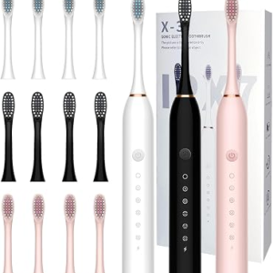 MSETGRD 3 Pack Electric Toothbrush with 6 Modes