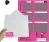 GUCOOKTIN Scratch Off Poster,104 Date Night Ideas, Date Night Scratch Off Cards,Perfect Addition And Decoration For The Bedroom Great Idea For Any Couple.(Pink)