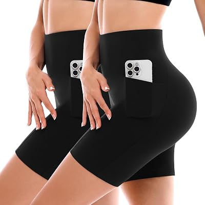 SINOPHANT Women 2 Pack Biker Shorts