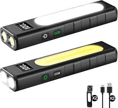 HUCCBS 2Pack Rechargeable Flashlights