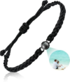 SUPHELPU Custom Bracelets with Picture Inside, Personalized Photo Bracelet Projection, Personalized Gifts for Memorial Mom Mothers Day, Women’s Italian Style Charm Bracelets