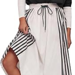 FISOEW Womens Long Sleeve Patchwork Dresses