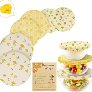 PIJUR 6-Pack Reusable Beeswax Bowl Covers